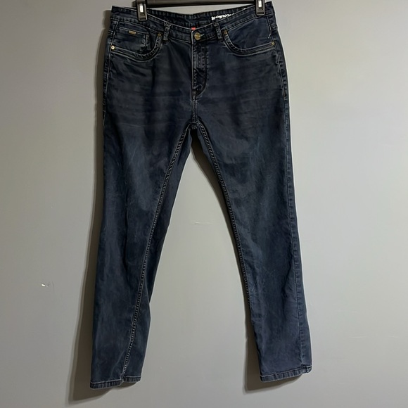 Sin Denim "Lucifer" slim fit Dark Blue Denim Jeans 38/33 - Picture 1 of 7
